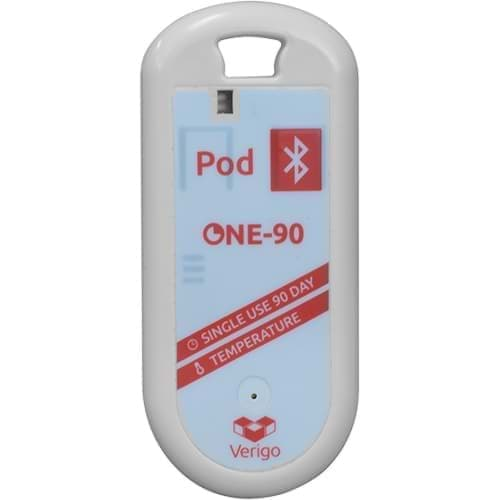 Afbeelding van JRI Verigo POD One-90 single-use Bluetooth temperatuur datalogger